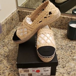 Authentic Chanel Espadrilles Size 41